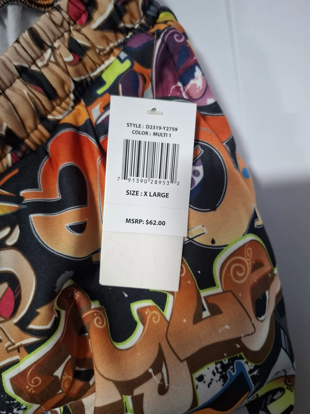 Multicolor Graffiti Print Jogger Sweatpants - Bold Streetwear